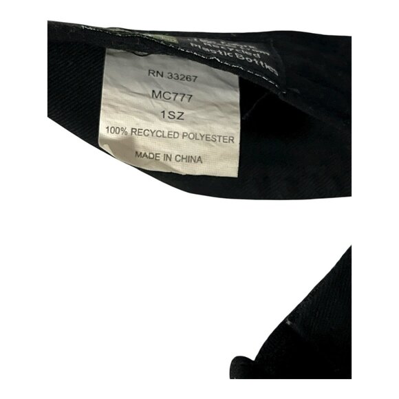 McDonald’s Black Adjustable Visor Hat – 100% Recycled Polyester – Employee Unifo - Picture 2 of 4